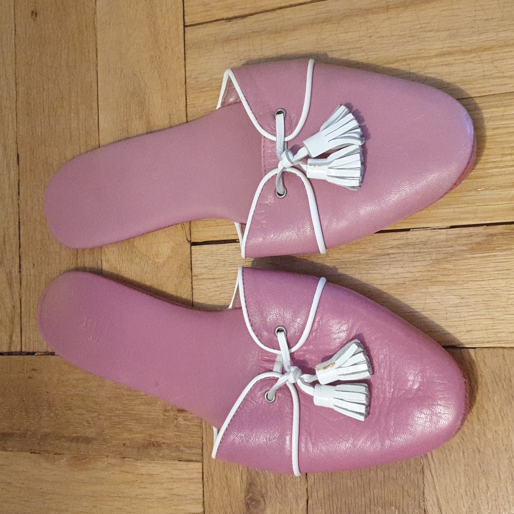 Frette Leather Slippers